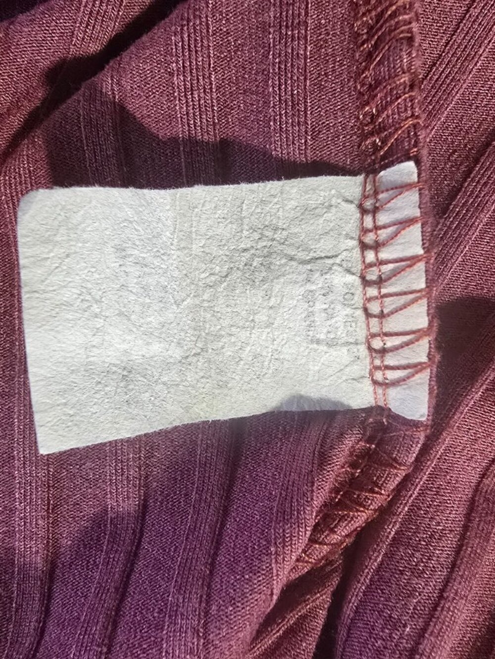 Rae Republic Ribbed Knit Short Sleeve Top Mauve Size M - Picture 9 of 10